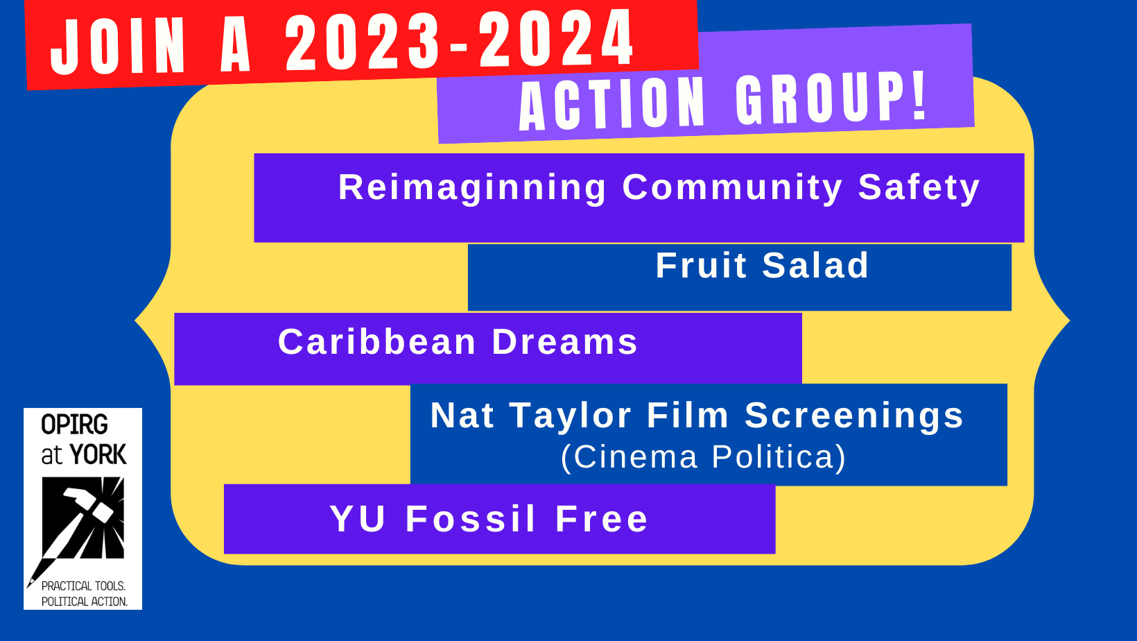 Join an Action Group! EUC Black Caucus/ Kalashakti: THe Power of Art/ Nat Taylor Film Screenings (Cinema Politica)